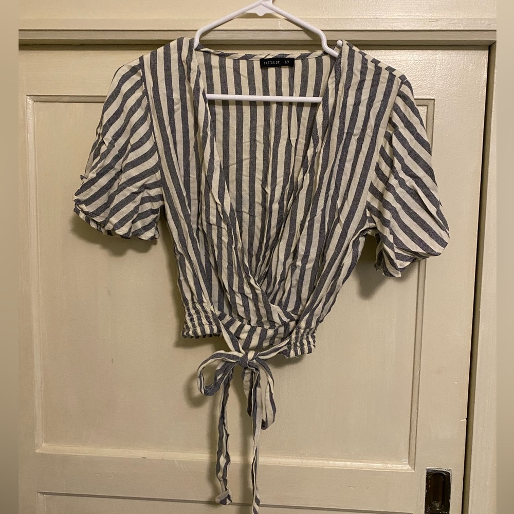 Cotton On Striped Blouse - Size S